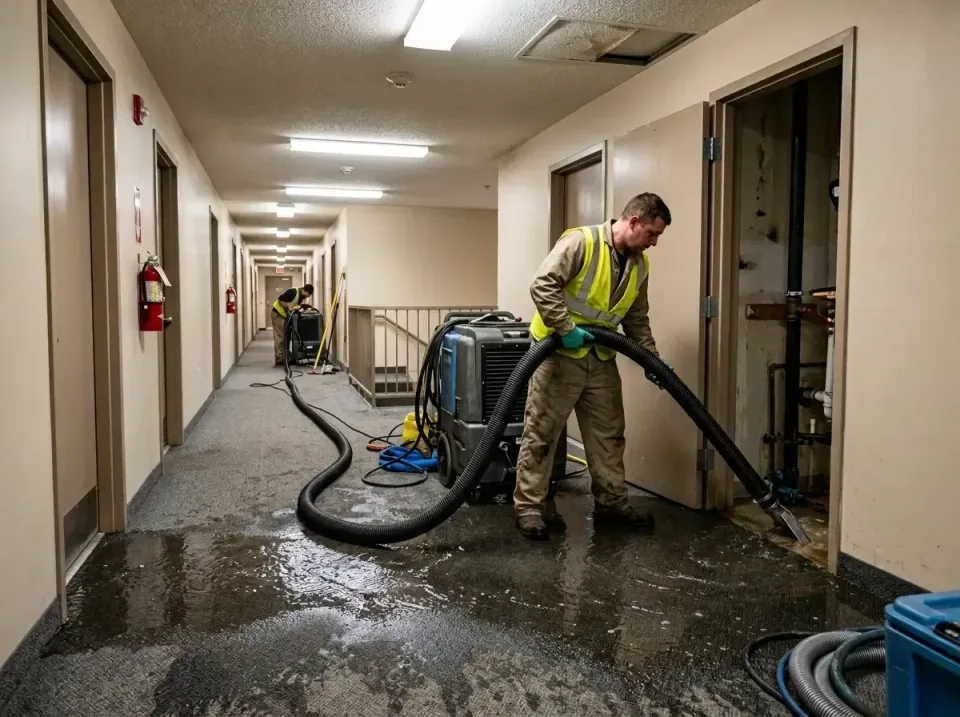 multi-unit-apartment-hallway-f-005 — frequently asked questions, Emergency Burst Pipe Water Extraction & Removal in Cuba Cit…